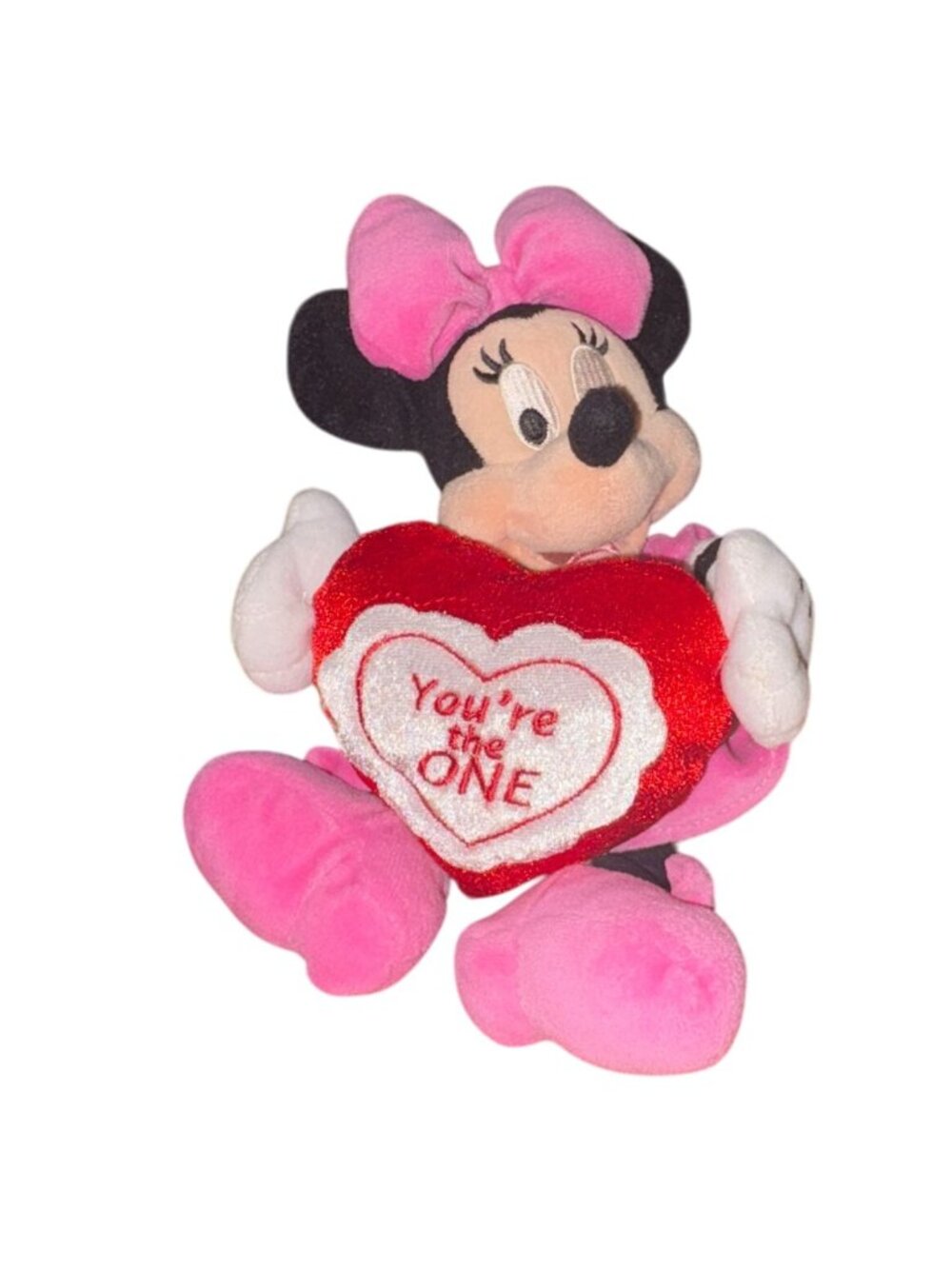 The Disney Store Minnie Mouse You're The One Beanie Plush Doll Vintage-9 in